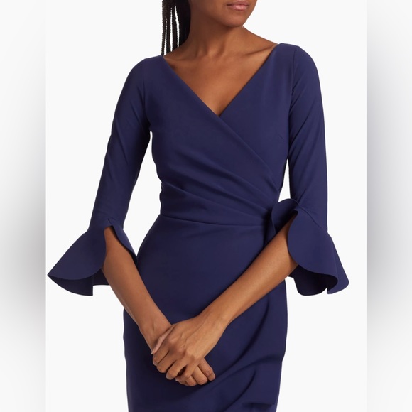 Chiara Boni La Petite Robe • Zalfa Ruched Gown • Size 42 (US 6)  • NWOT • - Picture 8 of 12